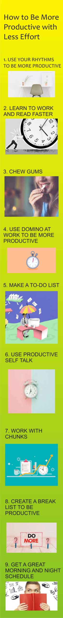 How to Be More Productive with Less Effort